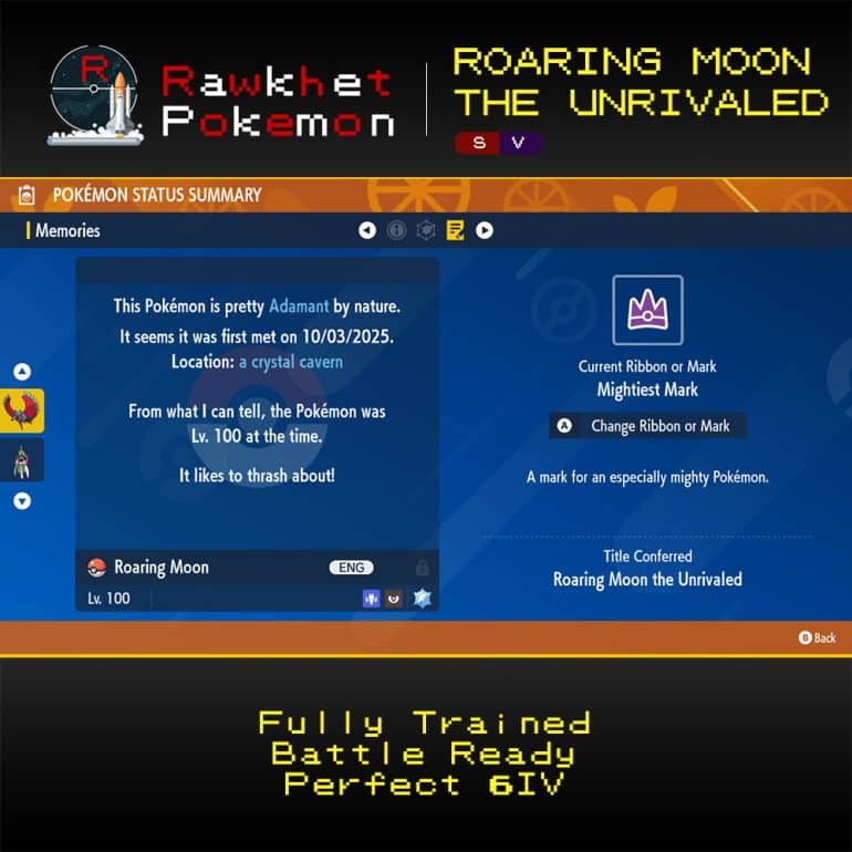 SV Roaring Moon the Unrivaled - Met