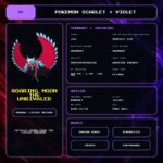 Roaring Moon The Unrivaled details for Pokemon Scarlet and Violet.