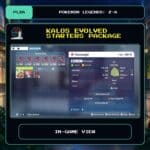 Kalos Evolved Starters Package in-game view for Pokemon Legends: Z-A.