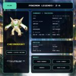 Chesnaught details for Pokemon Legends: Z-A.