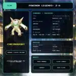 Chesnaught details for Pokemon Legends: Z-A.