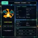 Charizard details for Pokemon Legends: Z-A.