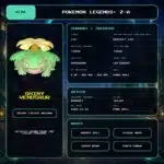 Shiny Venusaur details for Pokemon Legends: Z-A.
