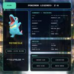 Totodile details for Pokemon Legends: Z-A.