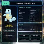 Shiny Squirtle details for Pokemon Legends: Z-A.