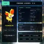 Fennekin details for Pokemon Legends: Z-A.