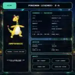 Ampharos details for Pokemon Legends: Z-A.