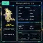 Shiny Tyranitar details for Pokemon Legends: Z-A.