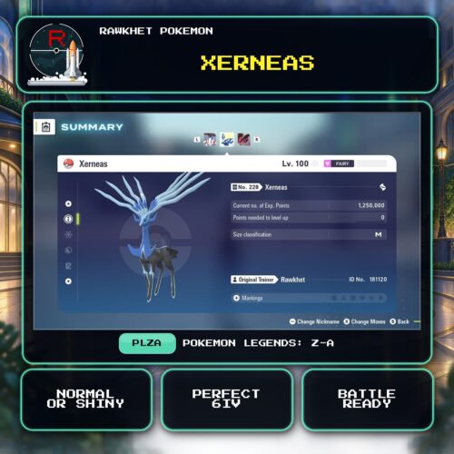 Xerneas for Pokemon Legends: Z-A.