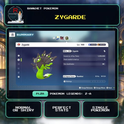 Zygarde for Pokemon Legends: Z-A.