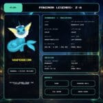 Vaporeon details for Pokemon Legends: Z-A.