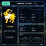 Jolteon details for Pokemon Legends: Z-A.