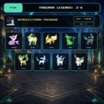 Eeveelutions Package, Shiny, Standard box view for Pokemon Legends: Z-A.