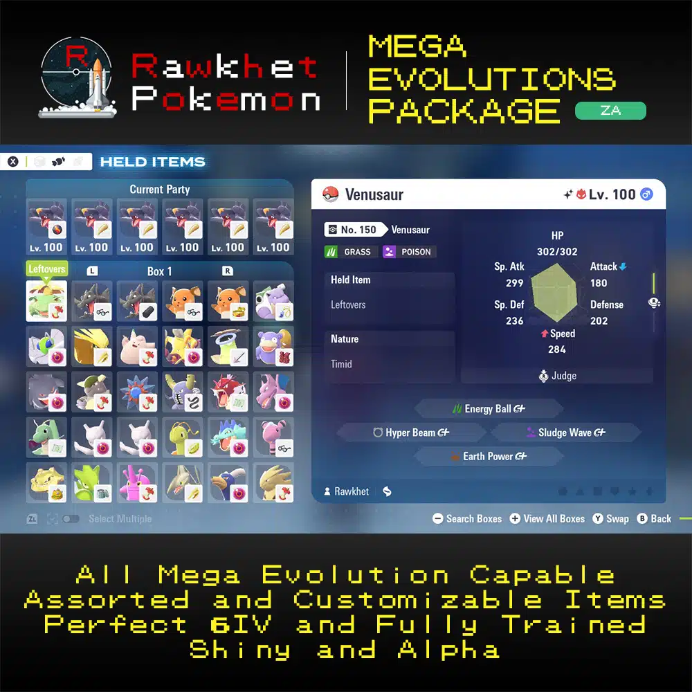 Pokemon Legends Z-A: Mega Evolutions Package - Box View 1 Pokemon Legends Z-A: Mega Evolutions Package - Box View 1