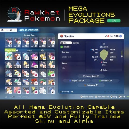 Pokemon Legends Z-A: Mega Evolutions Package - Box View 2