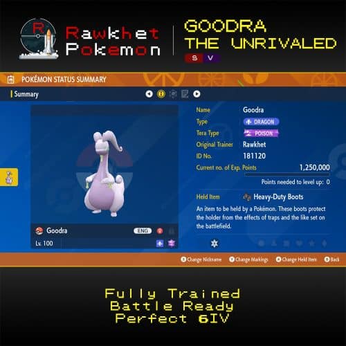 SV Goodra the Unrivaled - Summary