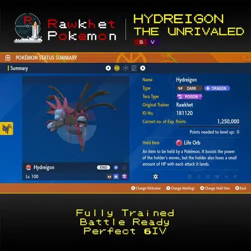 SV Hydreigon the Unrivaled - Summary