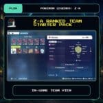 Z-A Ranked Team Starter Pack in-game team view for Pokemon Legends: Z-A.