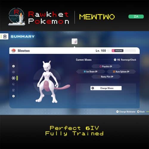 Pokemon Legends Z-A: Mewtwo - Moves