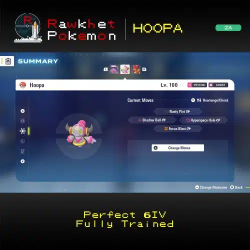 Pokemon Legends: Z-A: Hoopa - Moves
