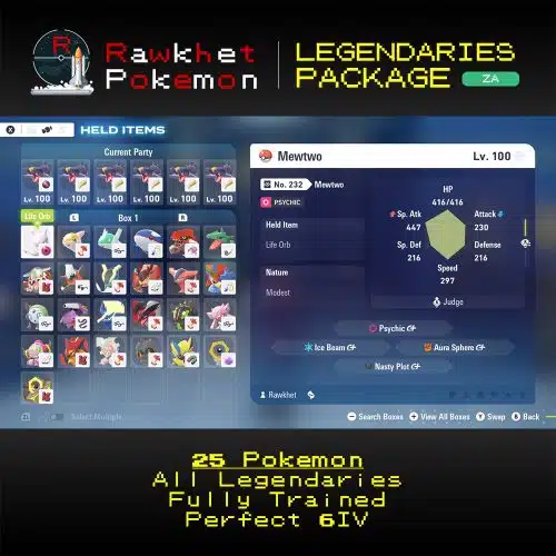 Pokemon Legends: Z-A: Legendaries Package - Box View