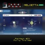Pokemon Legends: Z-A: Meloetta - Stats