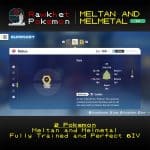 Pokemon Legends: Z-A: Meltan & Melmetal - Meltan Stats