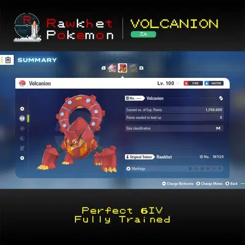 Pokemon Legends: Z-A: Volcanion - Summary