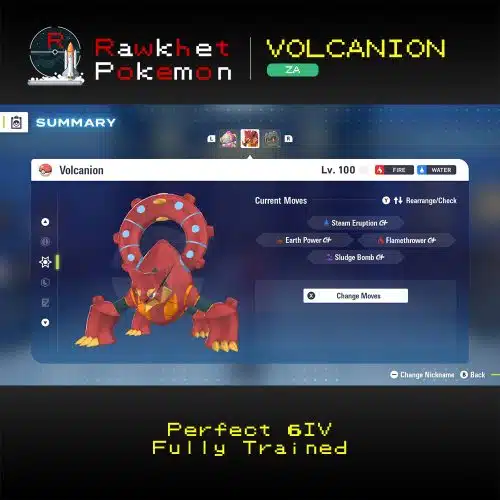 Pokemon Legends: Z-A: Volcanion - Moves