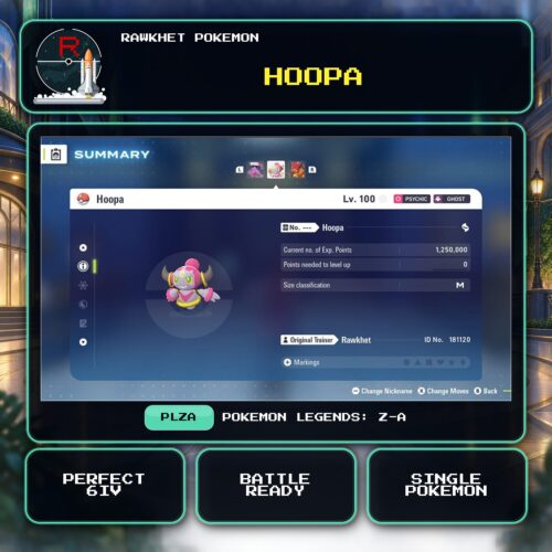 Hoopa for Pokemon Legends: Z-A.