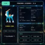 Cobalion details for Pokemon Legends: Z-A.