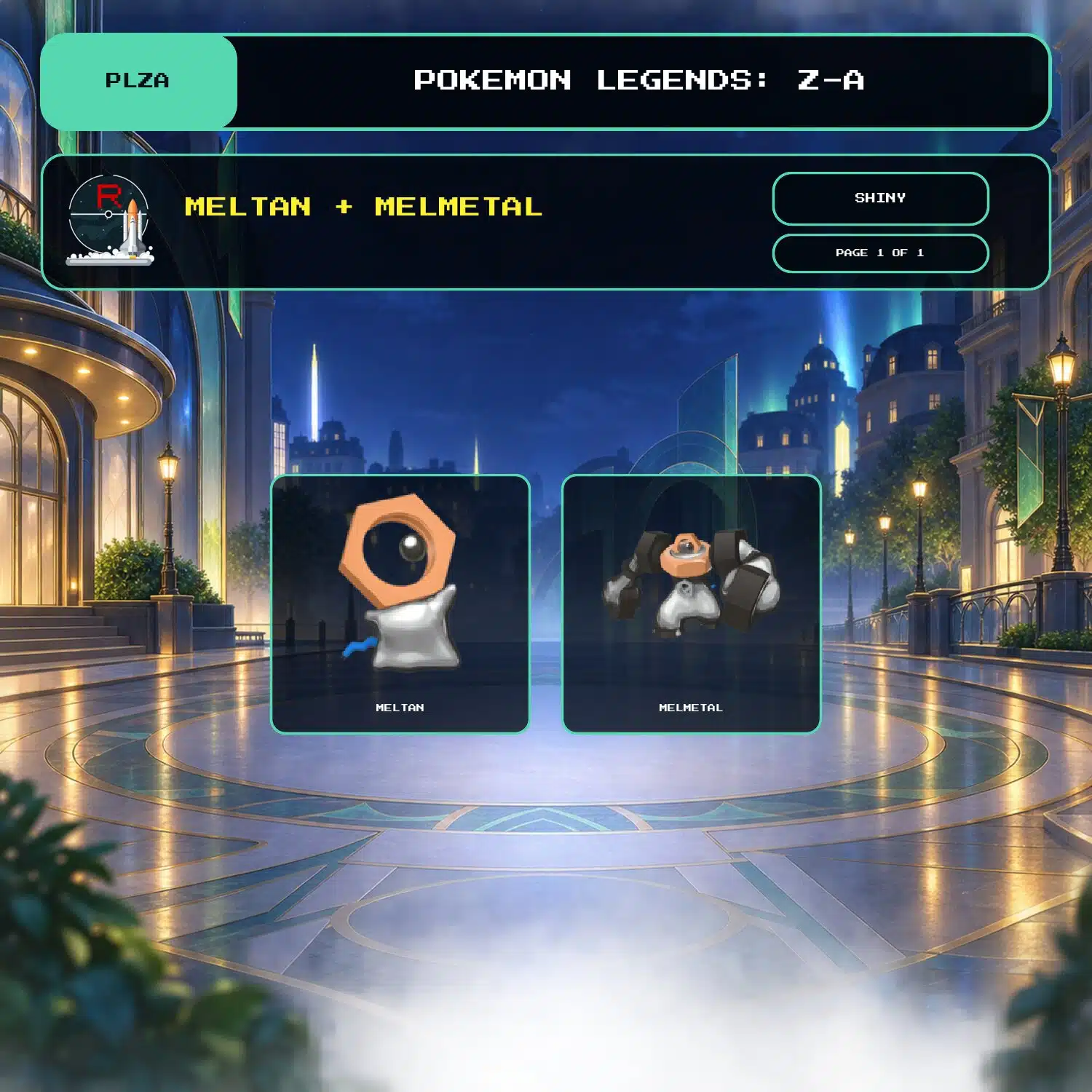 Meltan and Melmetal for Legends Z-A | Rawkhet Pokemon