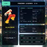 Blaziken details for Pokemon Legends: Z-A.