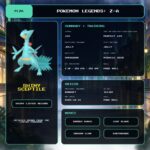 Shiny Sceptile details for Pokemon Legends: Z-A.