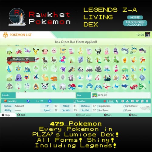 Pokemon Home: Pokemon Legends Z-A Living Dex - Box View 2