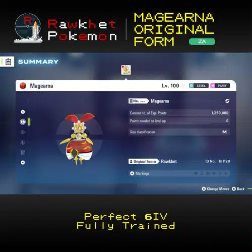 Pokemon Legends: Z-A: Magearna-Original - Summary