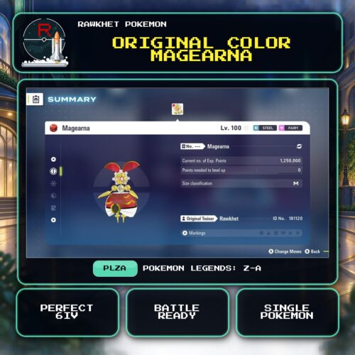 Magearna-Original for Pokemon Legends: Z-A.