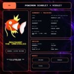 Magikarp the Unrivaled details for Pokemon Scarlet and Violet.