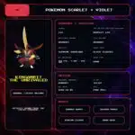 Kingambit the Unrivaled details for Pokemon Scarlet and Violet.